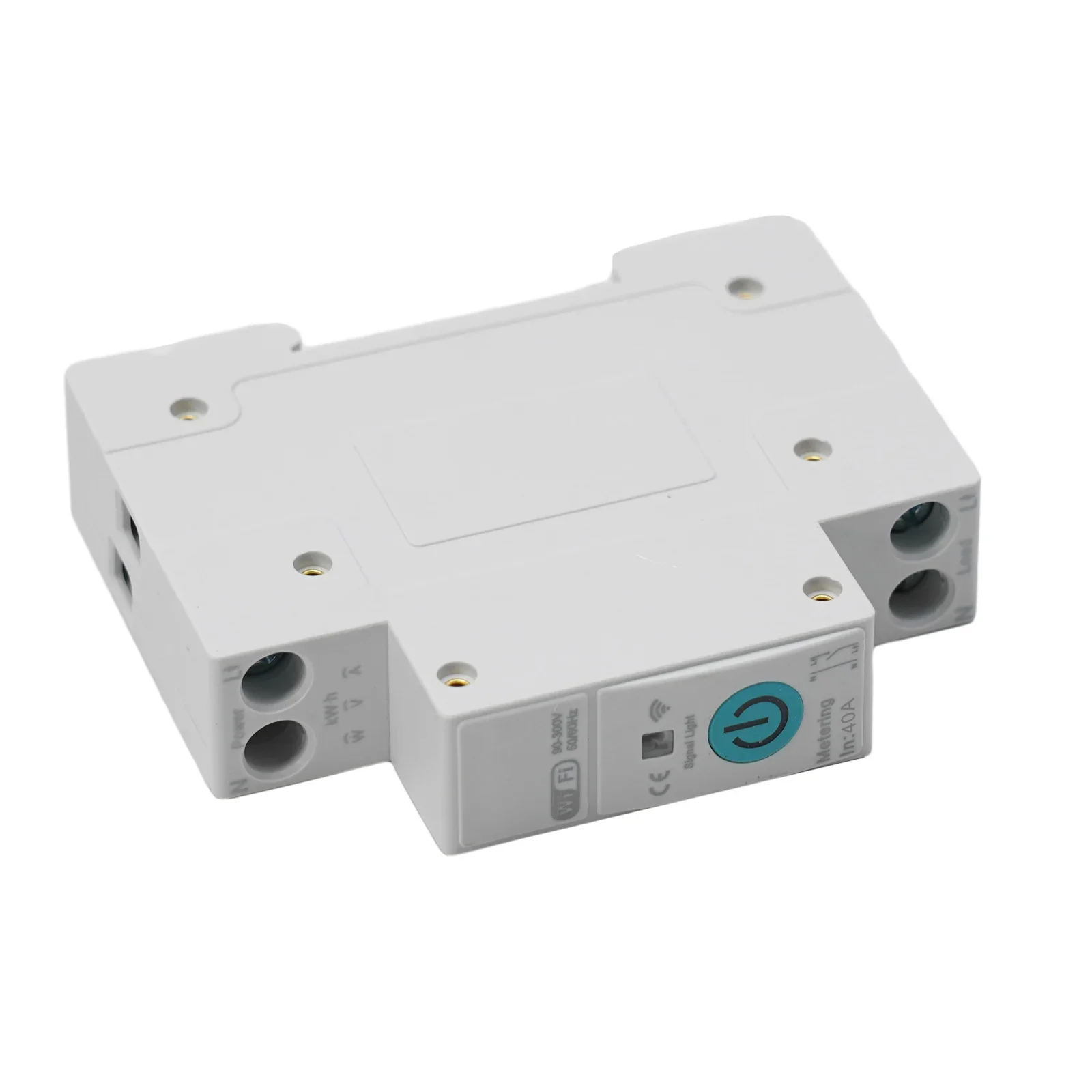 

DIN Switch WIFI Smart Switch Circuit Breaker For Tuya 1P+N 82*50*18mm Home CircuitBreaker Multifunctional With Metering