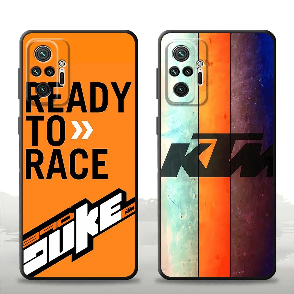 Motorcycle Racing-KTM Phone Case for Redmi Note 12ProPlus 11 Pro 5G 9 Pro 12S 11 11S 10S 10 Pro 9S 8T 7 8 Soft Cover