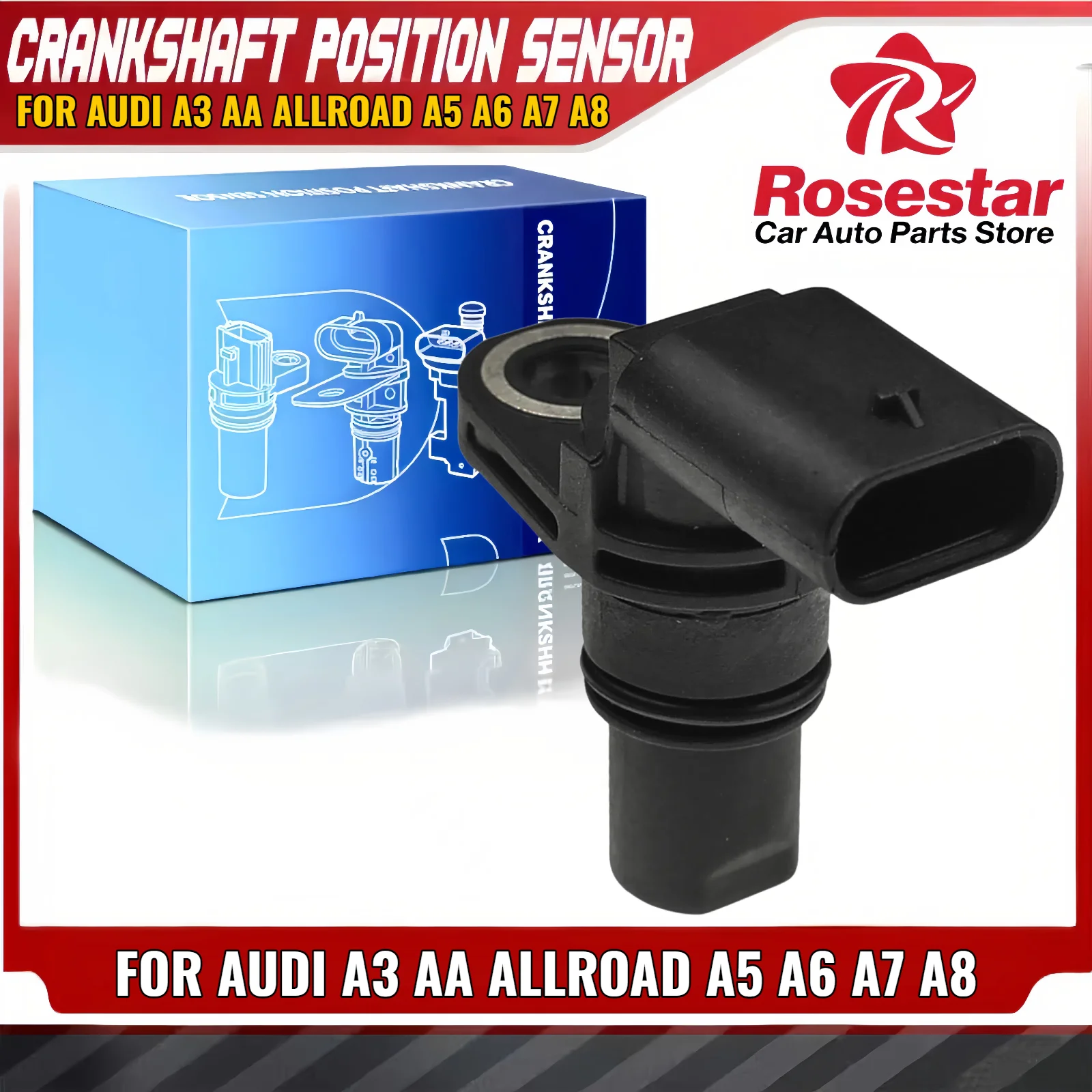 مستشعر موضع عمود الحدبات للمحرك PC781 يناسب VW Jetta Passat Audi A3 A4 Porsche 907867 07L905163B