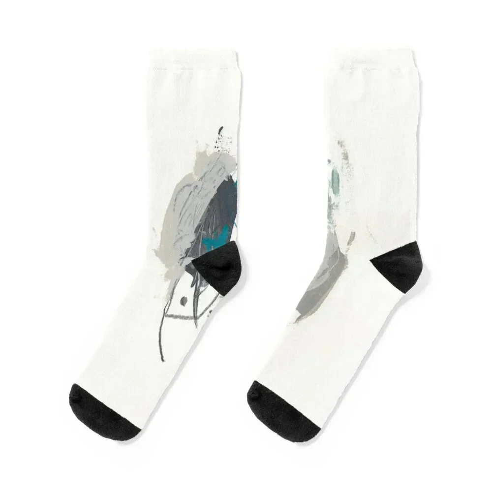 

Teal Gesture Socks Climbing christmass gift Socks For Women Men's