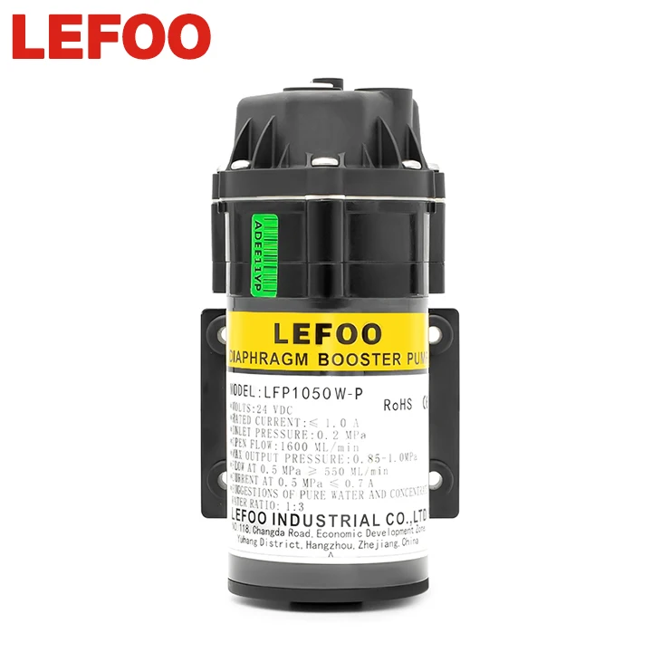 

LEFOO Hot Sale 50GPD Reverse Osmosis Pressure Booster Water Pump for Water Filter Part