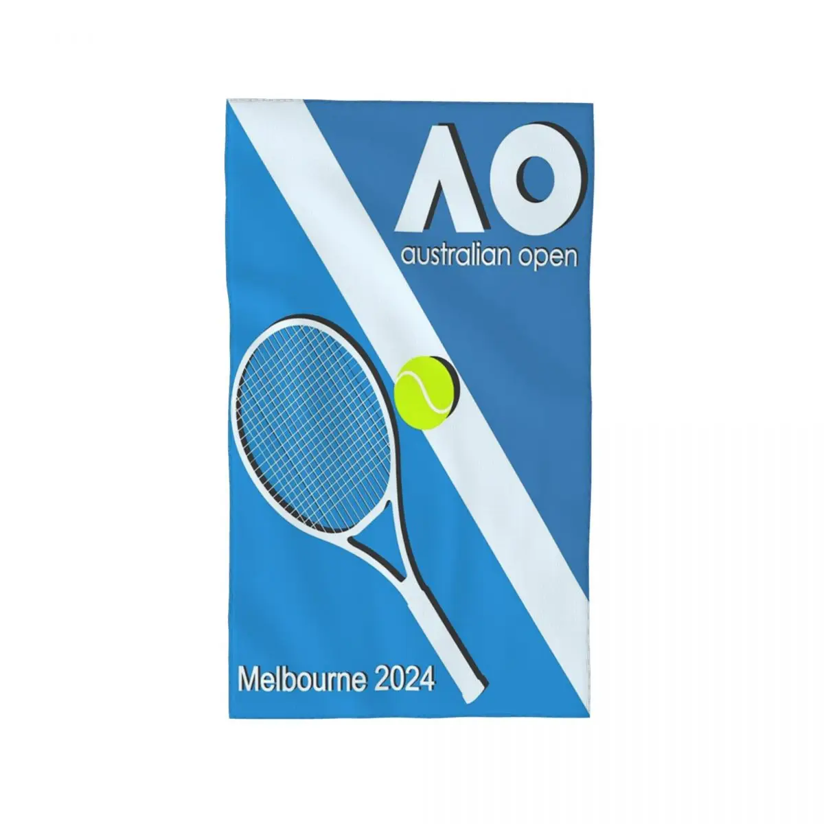 Custom Australian Open AO Soft Face Towel Quick Dry Pool Bath Cotton Towels Breathable