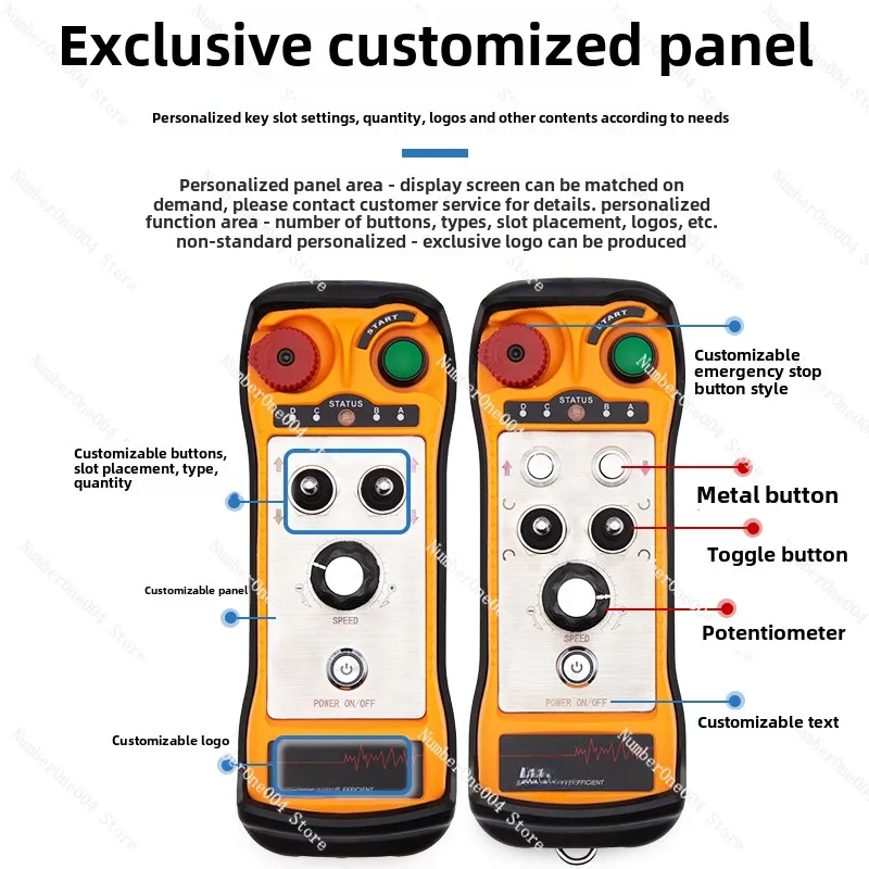 

For Industrial Frequency Converter Wireless Remote Control Remote Control Governor Switch Analog Roller Frame Wire Saw Electric