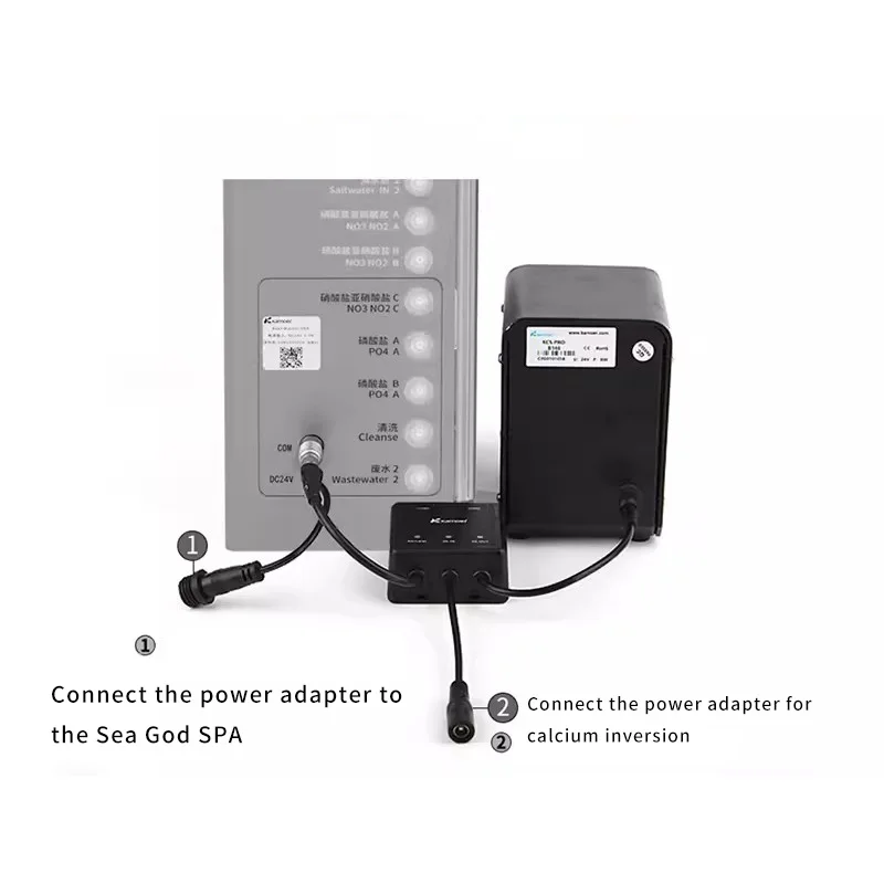 

Контроллер Kamoer E1 SPA KH Manager Expansion Box для аквариума, реактор кальция, тестер качества воды для титрации F4