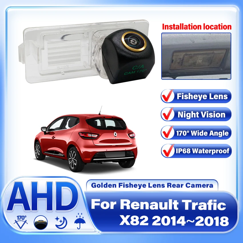 

1920×1080P Car Rear view Waterproof Camera For Renault Clio 4 IV 2012~2018 Parking Reverse Camera AHD Vehicle Rear Accessories