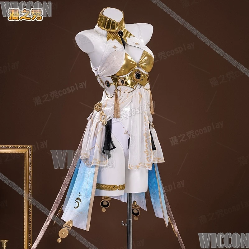 Iuno Priestess Wuthering Waves Cosplay Roupas Peruca Roupa Vestido Meninas Roupas de Jogo de Halloween Roupas Ornamento de Carnaval