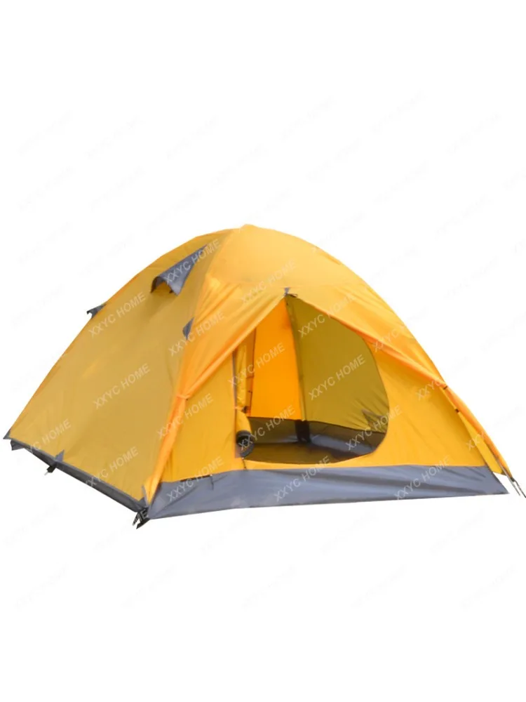 Camping Camping Outdoor Climbing Tent Family Windproof and Rainproof Large Space Travel