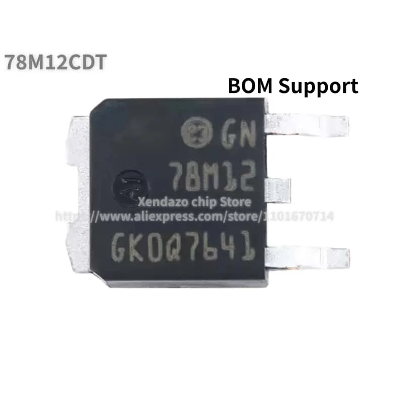 

10pcs/lot 78M12CDT 78M12 TO-252 package Original genuine