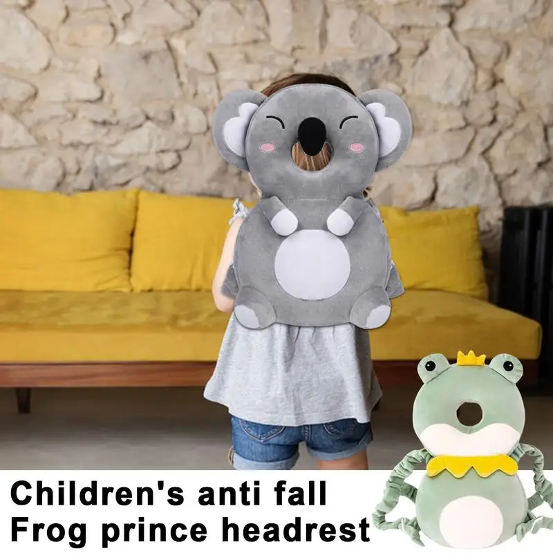 Детский подголовник Лягушка принц шагающий мягкий протектор регулируемая детская защита головы рюкзак Подушка для детей