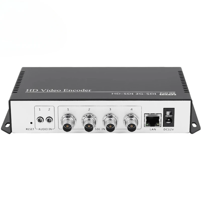 

H.264 AVC 4 in 1 SDI Live Streaming Broadcast Video Encoder Transmitter for Wowza Facebook YouTube RTMP SRT