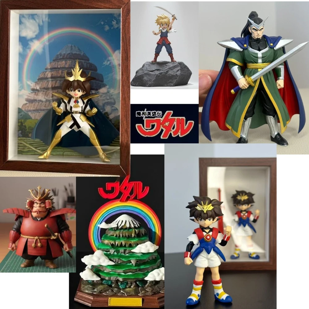 

SIWU Studio Produced Mashin Hero Wataru/Shinryuuden Painted Finished Figure 12cm Nonposable Anime Figure Collectible Nostalgic