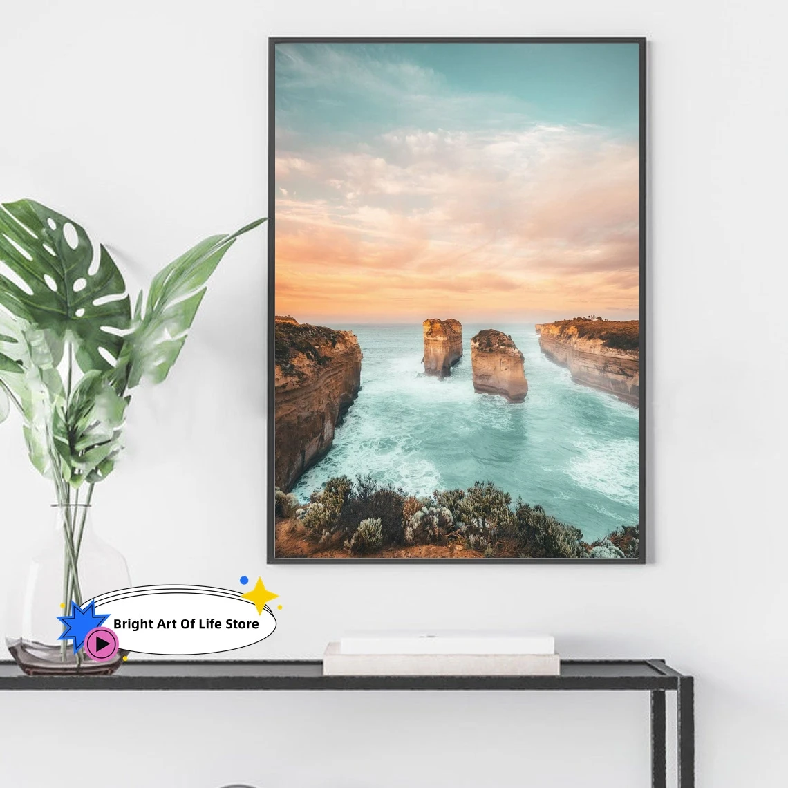 Port Campbell Sunrise, Victoria Australia Wall Art Canvas Print, Ocean Photography, Ocean Print, Ocean Wall Art, Beach Print