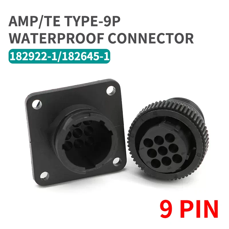 1 set 9Pin AMP/TE type 182649-1 206043-1 auto sensor plug connector for SMEMA Car,14P plug with Pin