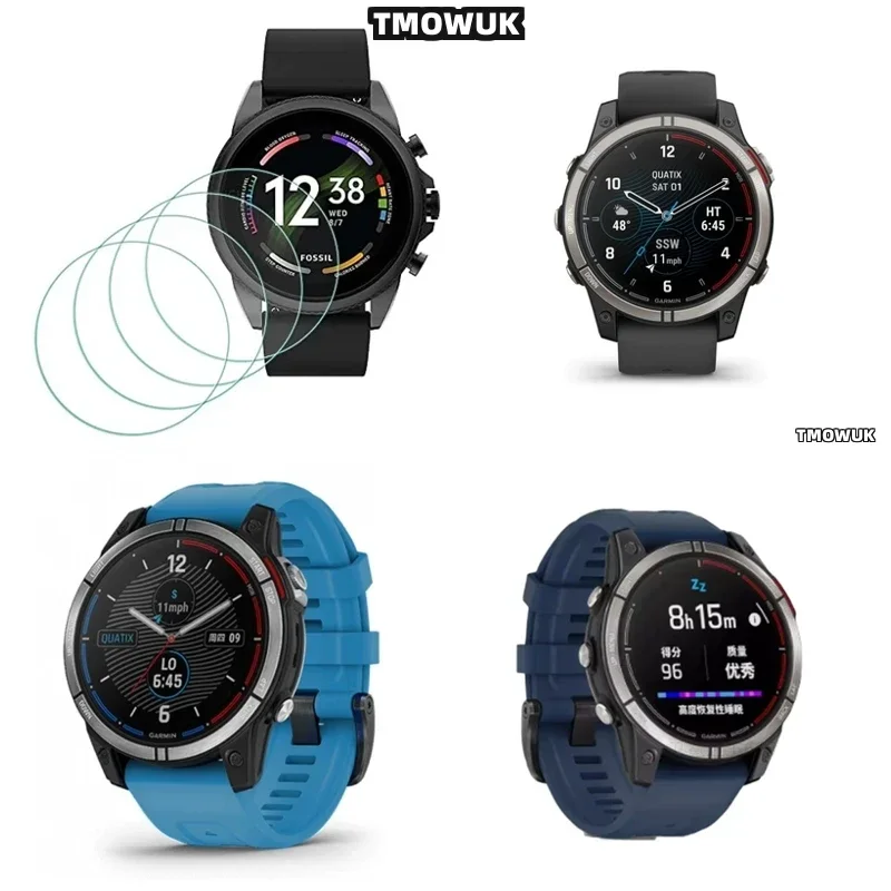 

For Garmin Quatix 7 Pro Quatix7 Advanced 9H Tempered Glass Screen Protector