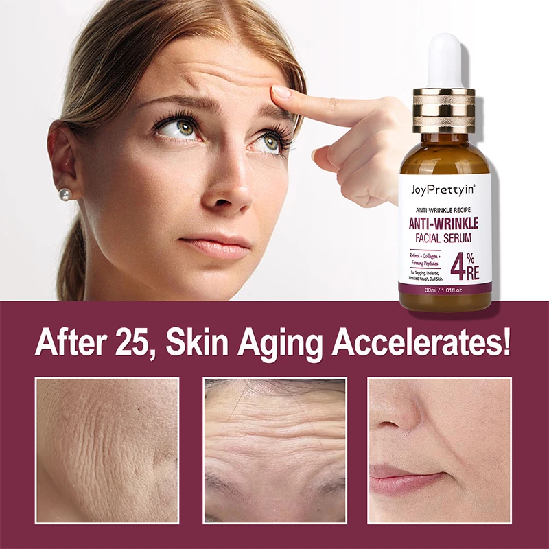 Anti-Wrinkle Retinol Face Serum Collagen Anti-Aging Lifting Firming Hyaluronic Acid Facial Serum Skin Care 30ml - view 2