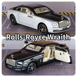 1:32 Rolls Royce Wraith Alloy Model Car Diecasts Metal Casting With Sound Light Car Model For Children Vehicle Toys Collection