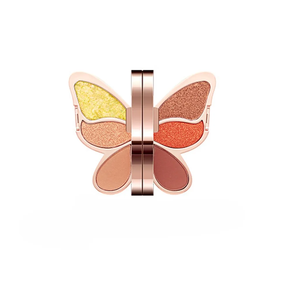 

Matte Eye Shadow Palette Butterfly Shape Brighten Earth Tone Eyeshadow Shiny Long Lasting Shimmer Eyeshadow Palette
