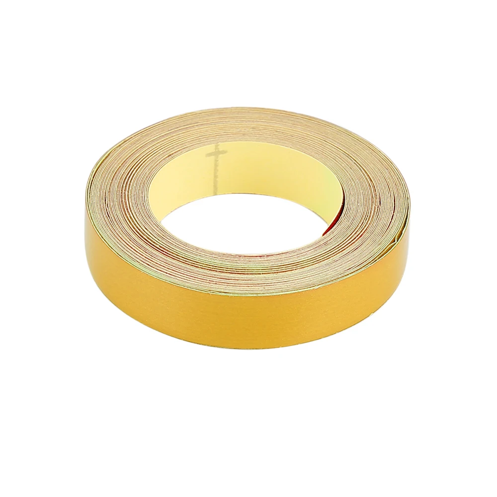 Светоотражающая наклейка размером 5 м x 1 см, светоотражающие флуоресцентные полоски, Украшение колеса, Стайлинг автомобиля