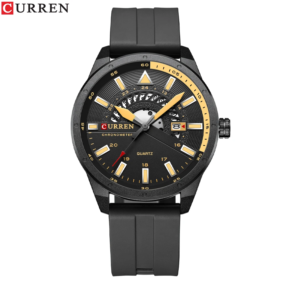 CURREN New Design Waterproof Sports Quartz Watch Fashion Luxury Army Military Watches Men Clock Relogio Masculino