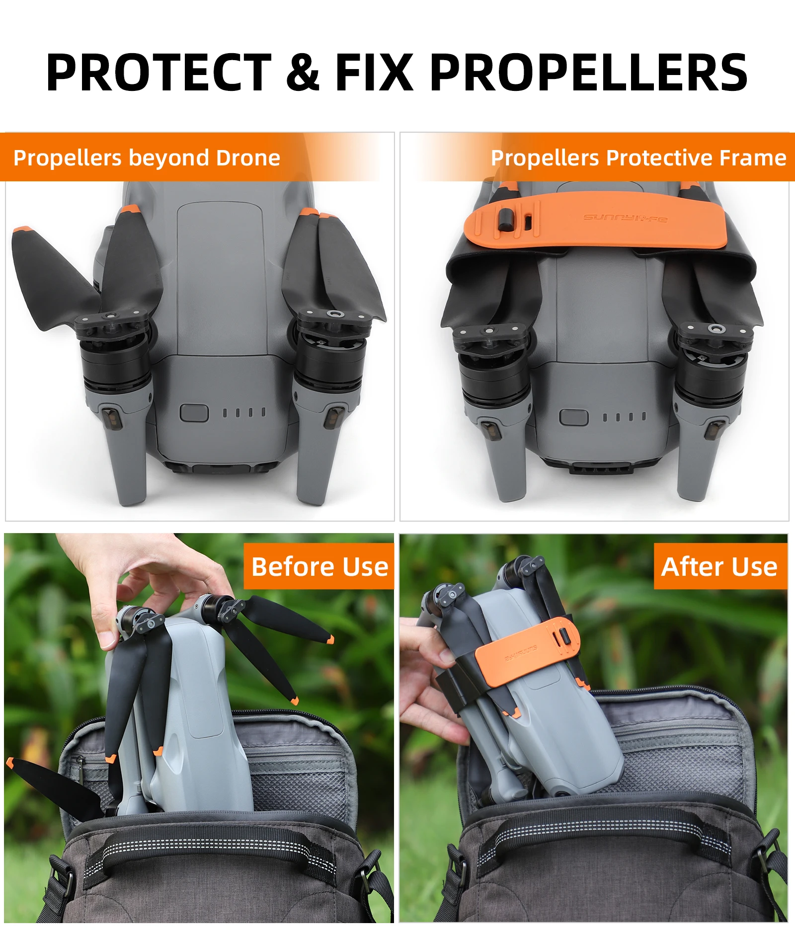 Propeller Holder For DJI Air 3/3S Propeller Stabilizer Props Fixed Protector Prop Blade Strap Guard for Air 3 Drone Accessories