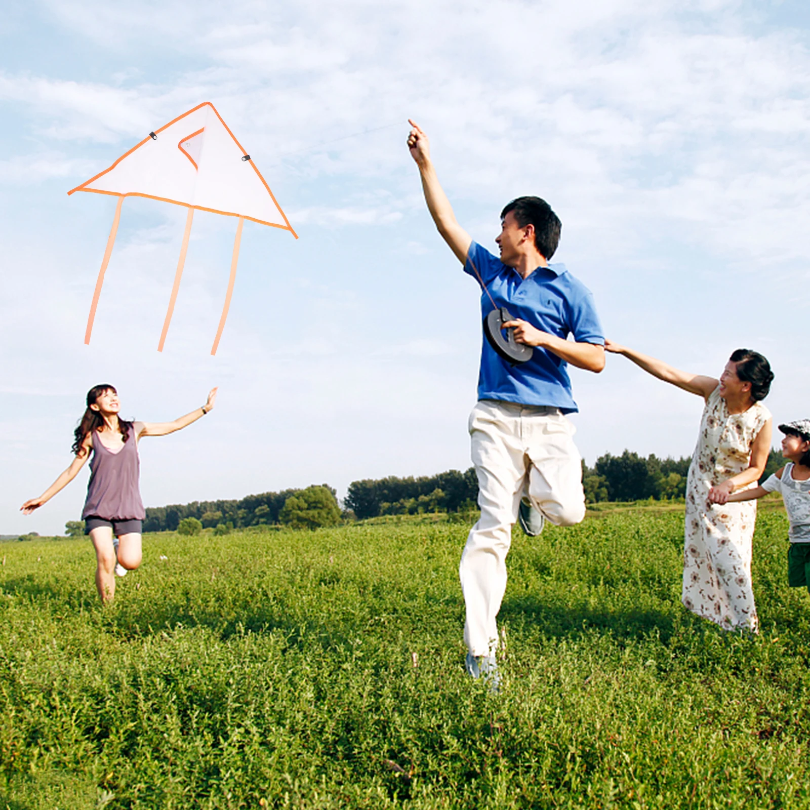 3Sets Kids Graffiti Kite DIY Painting Kit Blank DIY Kites for Drawing Creativity Outdoor Fun Blank Painting Kites