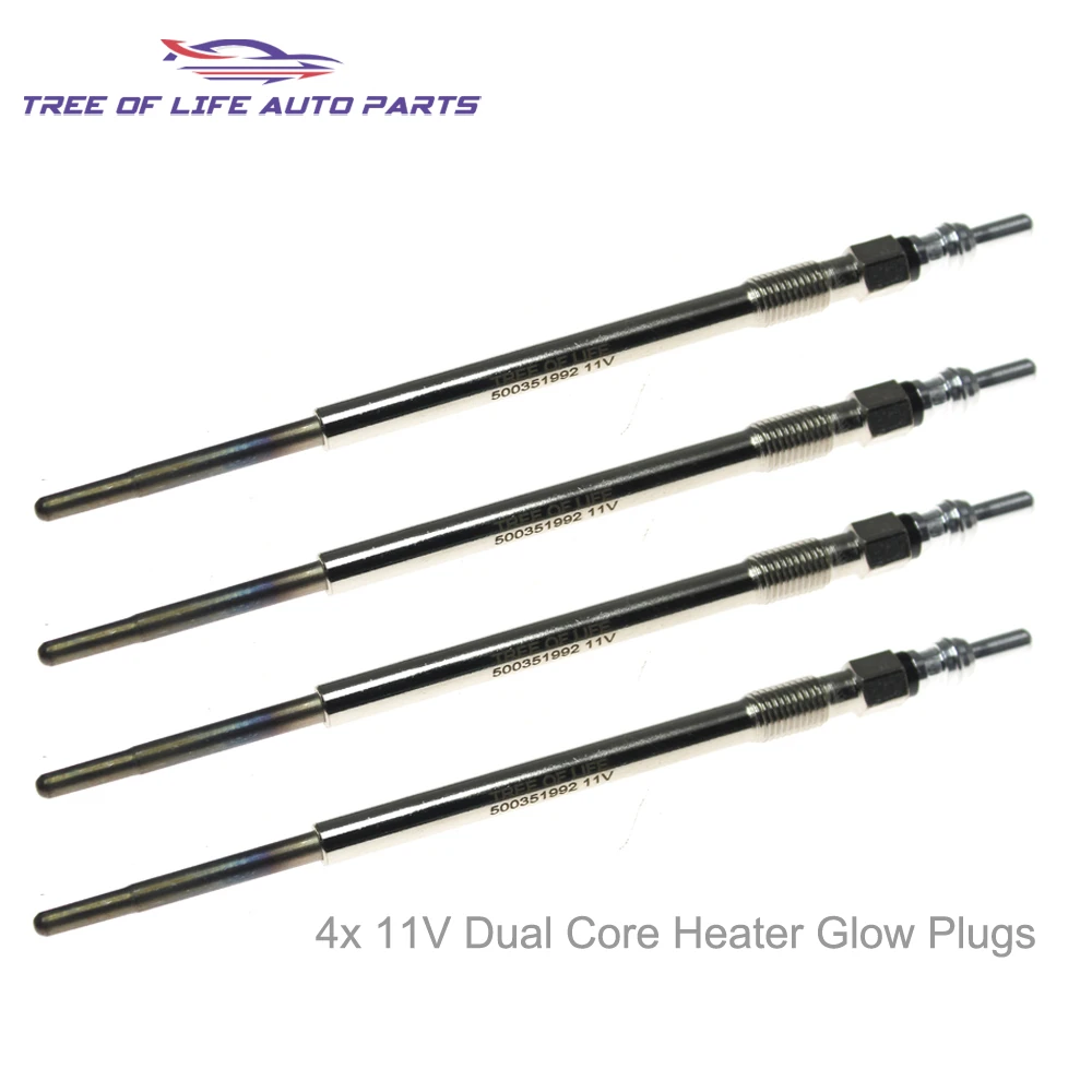 

4PCS 11V Glow Plugs For Peugeot Boxer Citroen Relay Jumper Fiat Ducato 250 3.0 D 5960.A4 5960.A3 5960.K4 5960A4 5960A3 5960K4