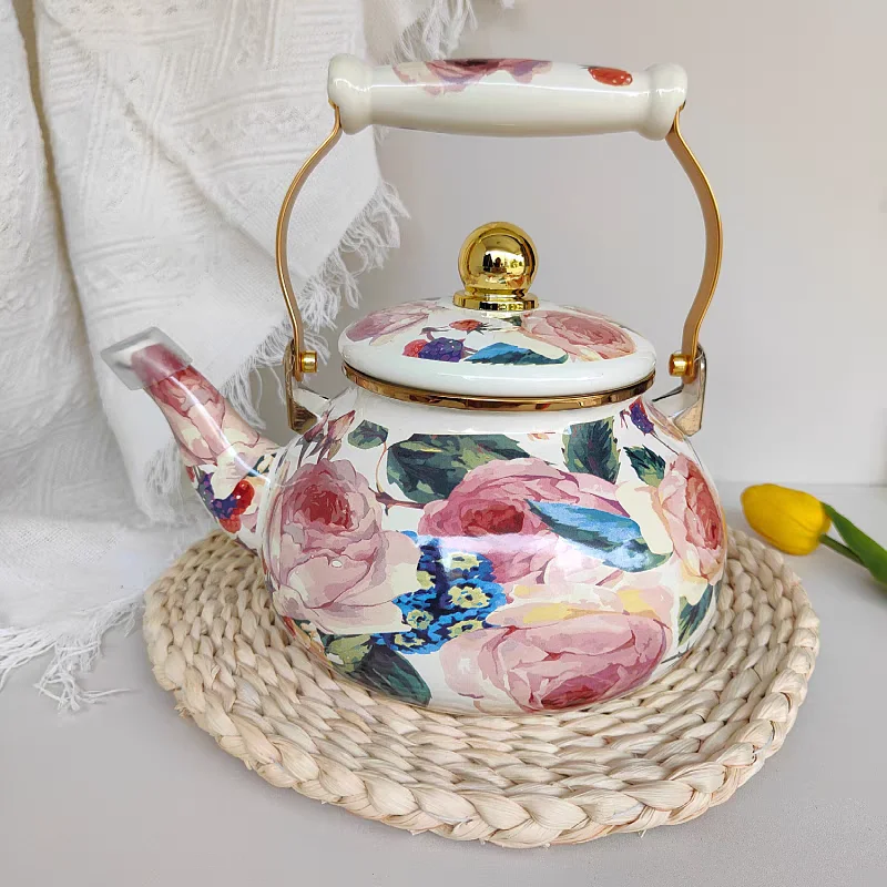 

2.5L enamel boiling kettle thickened exquisite household kitchen cookware kettle