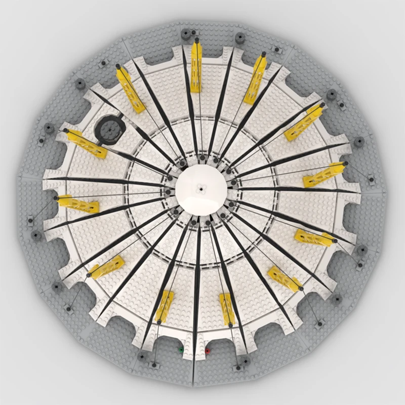 Exquisite New Product MOC Building Block Model Miniature Millennium Dome Technology Modular Children's Toy Gift DIY Set