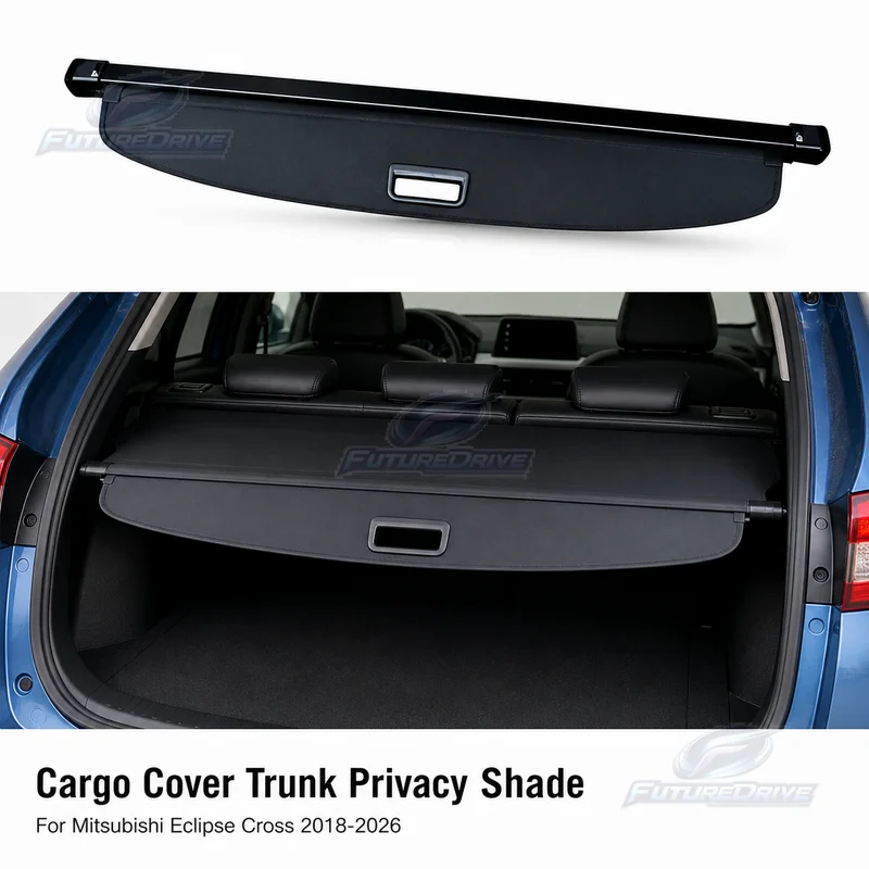 Cargo Cover Trunk Privacy Shade Rear Security Partition Anti-Theft Shield Organizer for For Mitsubishi Eclipse Cross 2018-2026