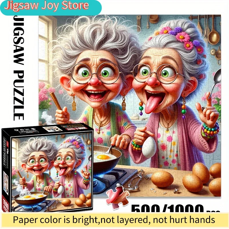 

Creative Kitchen Scene Paper Jigsaw Puzzle 500/1000pcs Large Jigsaw Puzzle Toy, Game Gift, Family Interactive Game, DIY Decora
