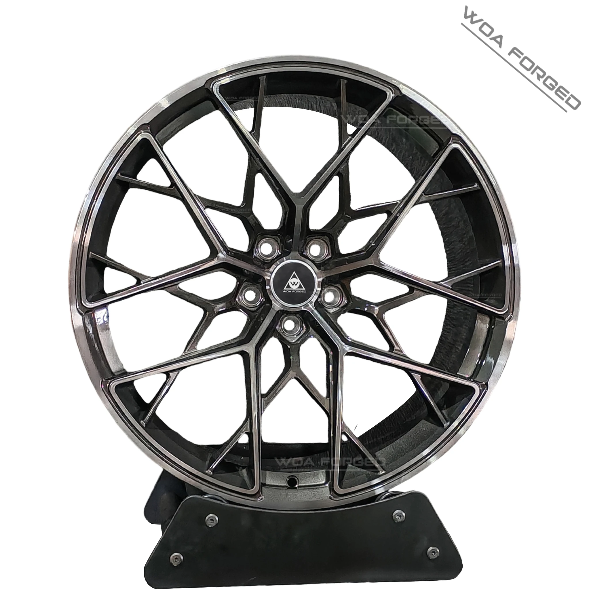 6061T6カスタムFF10マルチスポークスポーツカーホイール軽量鍛造アルミニウム5x114.3 PCD 35mm/40mm ET乗用車用新品