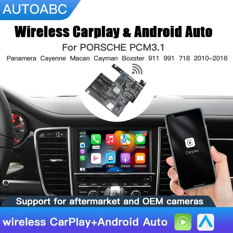 Drahtlose Carplay-Android-Automodulbox für PORSCHE PCM3.1 Panamera Gayenne Macan Gayman Boxster 911