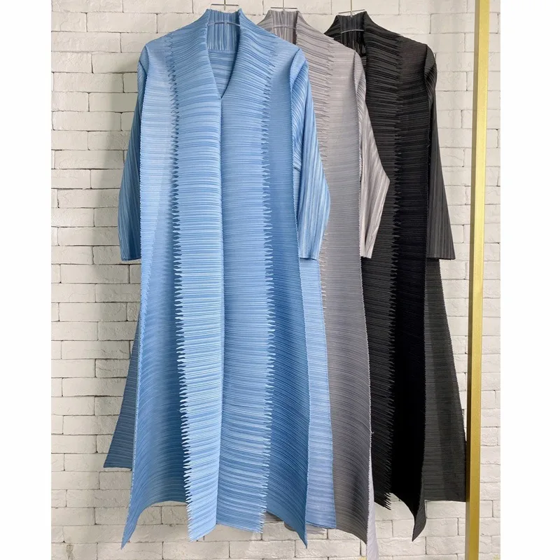 

Autumn New Dress Solid Color Loose and Slim V-neck French Vintage Waistband Mid Length Dress Summer