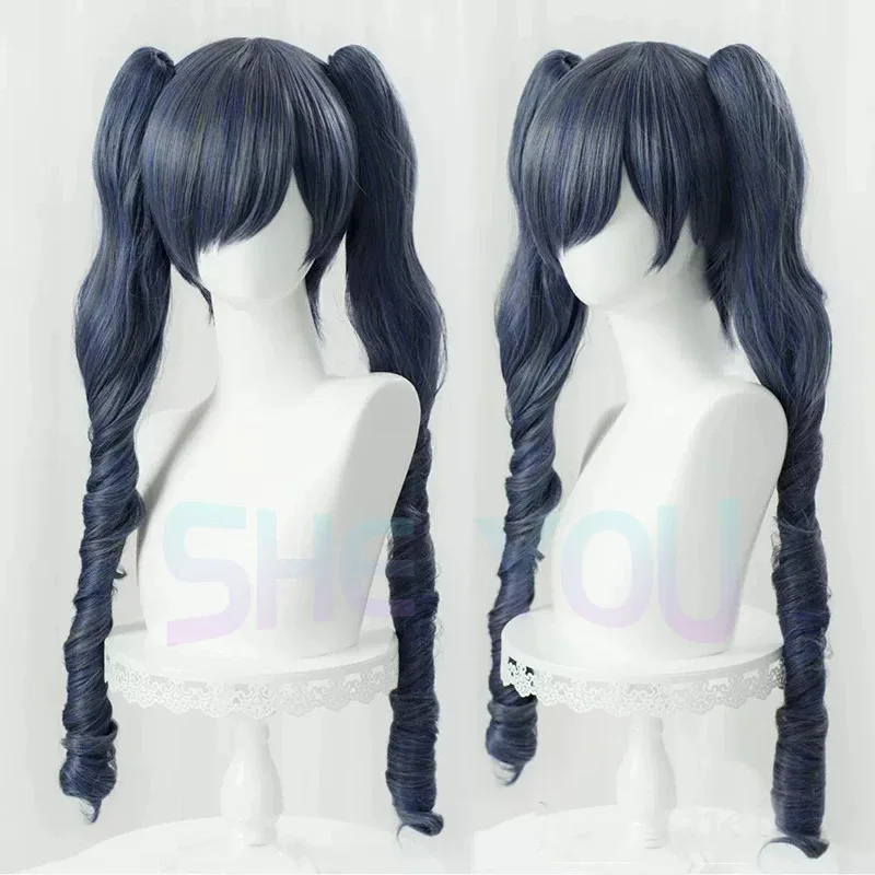 

Ciel Phantomhive Cosplay Wig Black Butler Cosplay Long Grey Blue Wig Cosplay Anime Cosplay Wig Heat Resistant Synthetic Wigs
