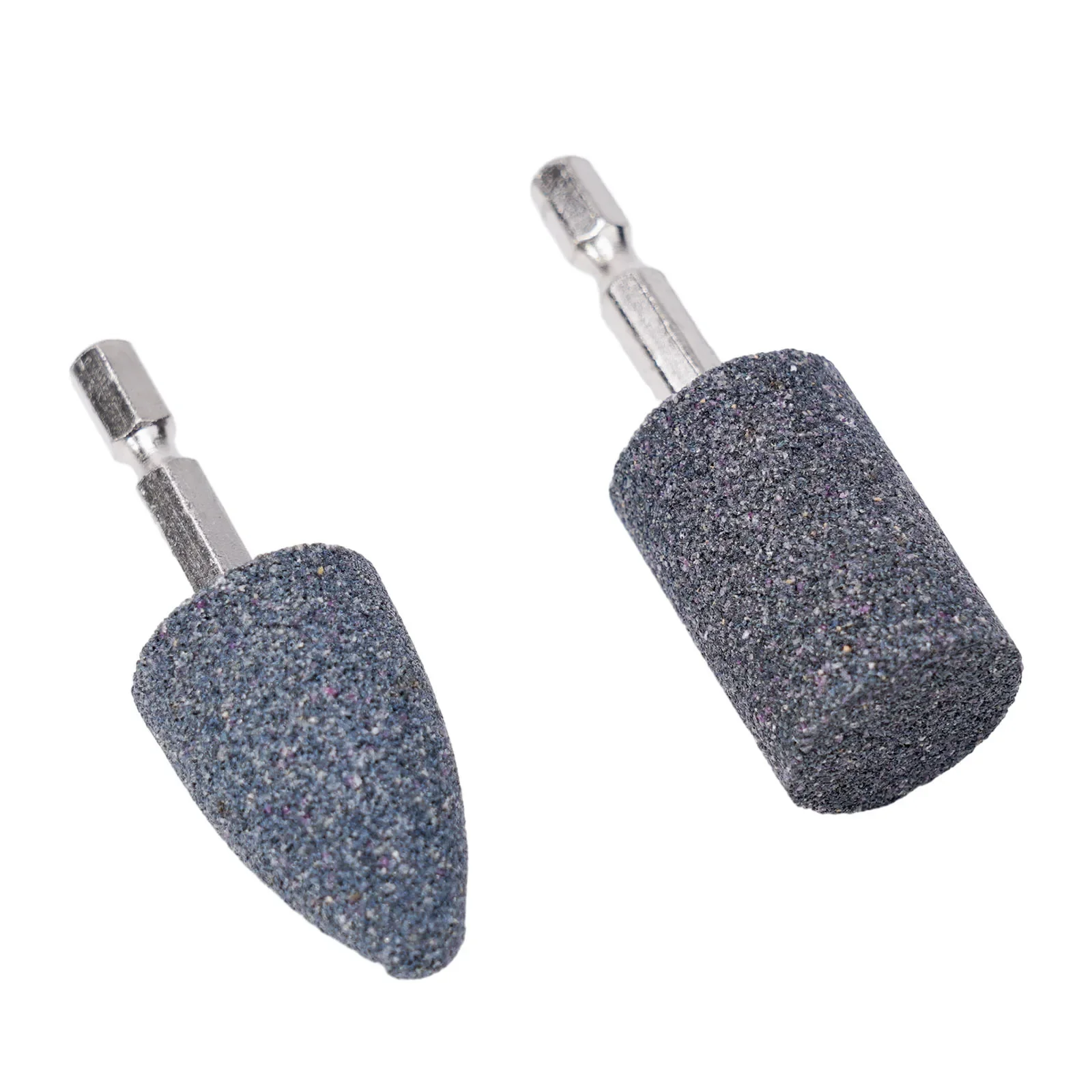 2 PCS Polishing Head Wheel Head Hex Shank Abrasive Mounted Stone For Rotary Electric Grinding Stone Wheel