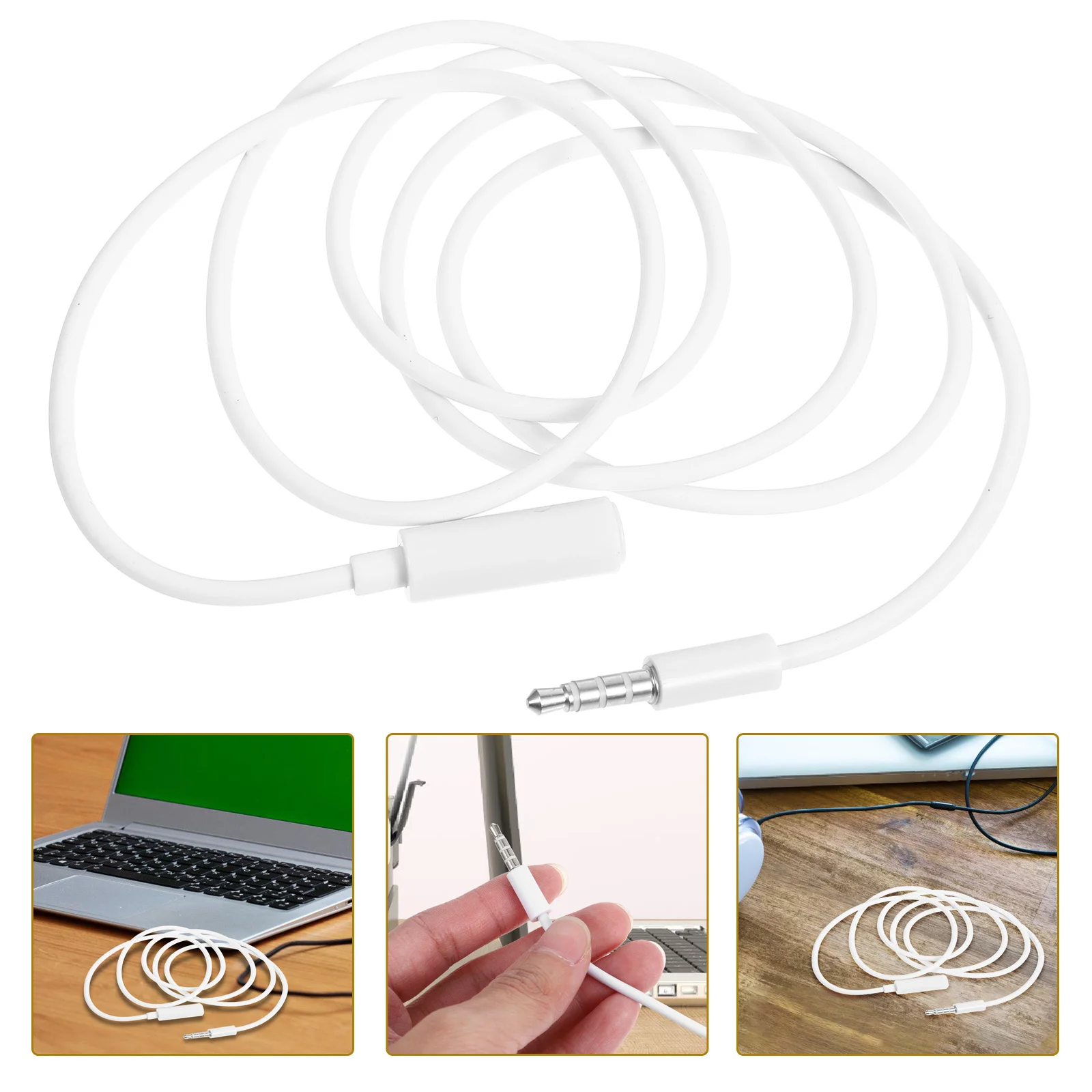

2pcs Extension Supple Flexible For Earphone Speaker Sound Console Power Amplifier Instrument Connection Earphone Audio Extension
