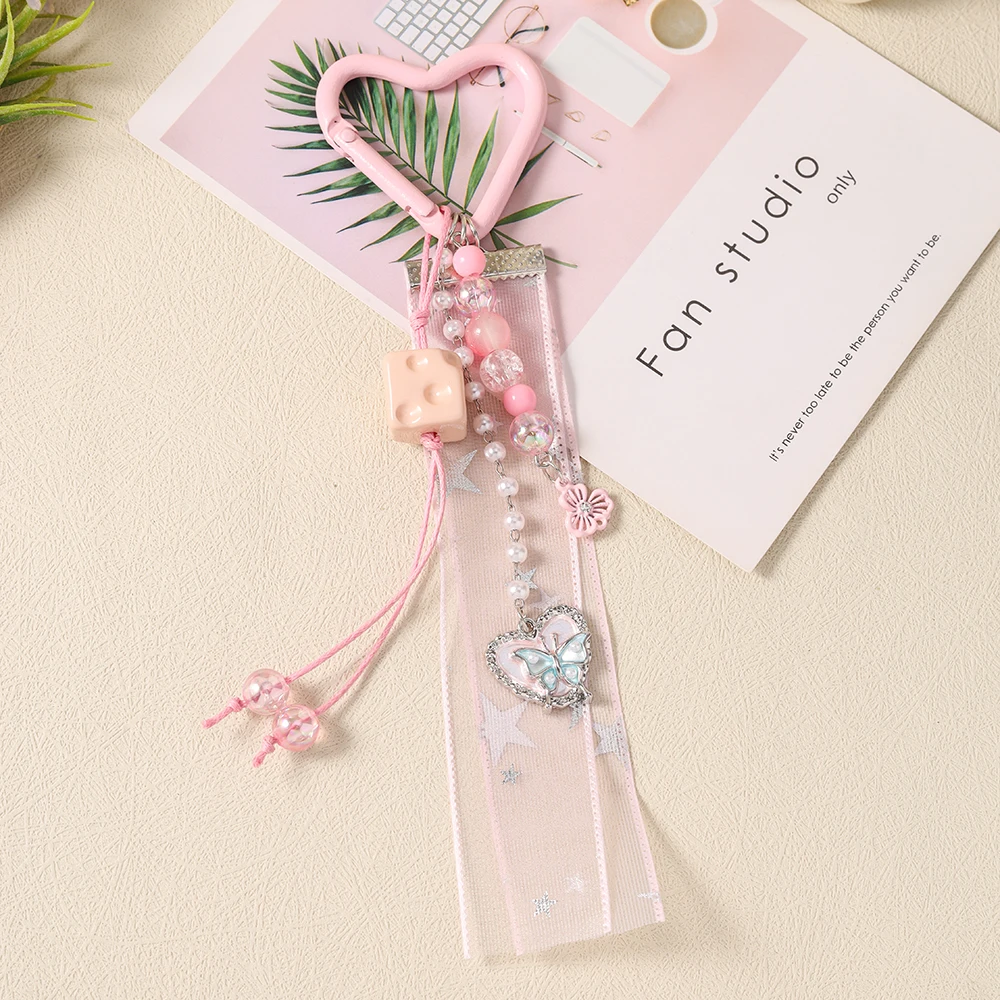 Aihua Satin-Spitzen-Meerjungfrauen-Taschenanhänger, Schlüsselanhänger, modischer Perlen-Muschel-Flaschen-Meerjungfrauen-Schlüsselanhänger, Handtaschen-, Rucksack- und Hosenanhänger, Geschenke – Detail 27