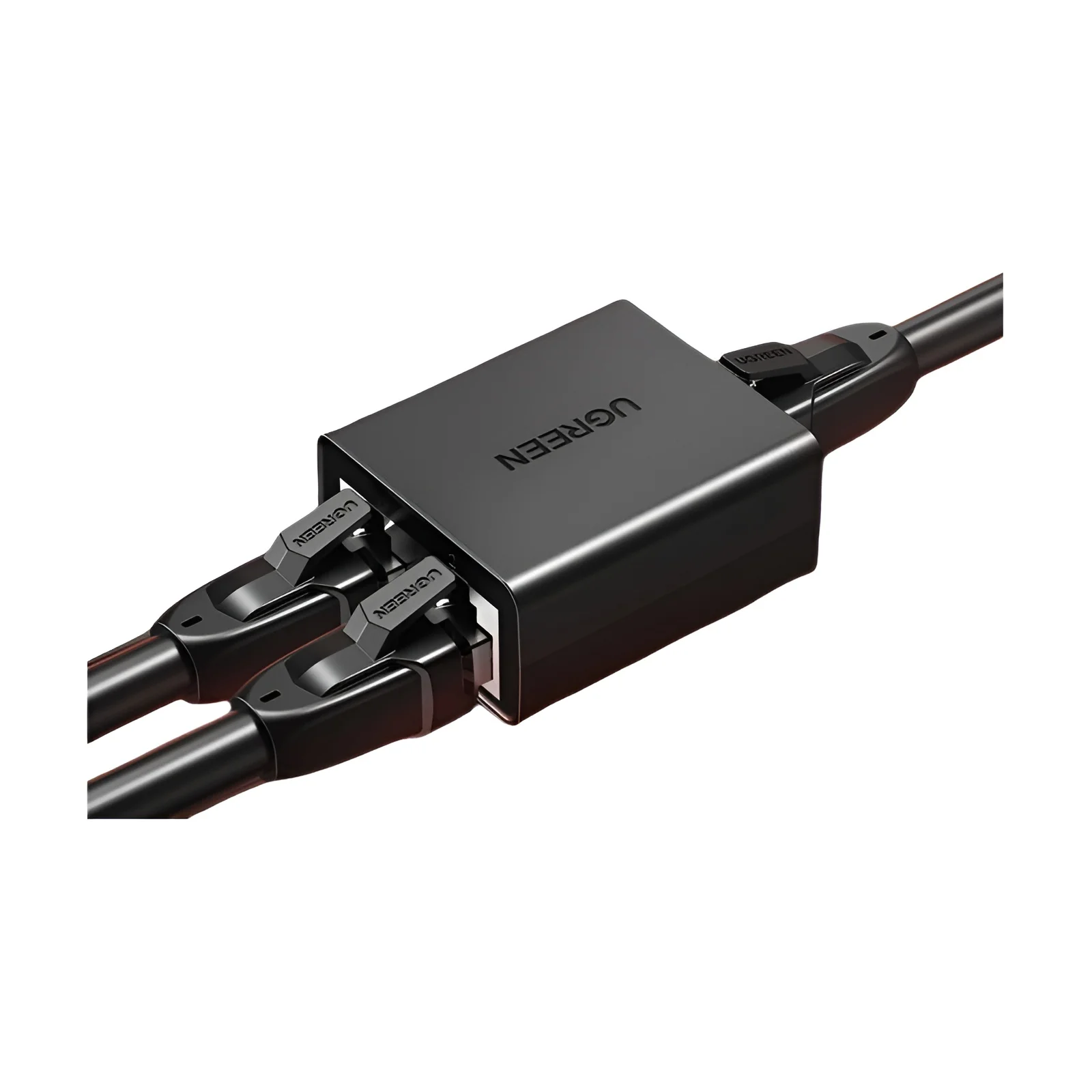 UGREEN-Adaptador Ethernet para Internet, Extensor de Cabo de Rede, Conector RJ45, Acoplador para PC, Laptop, TV Box, Roteador, 1 a 2