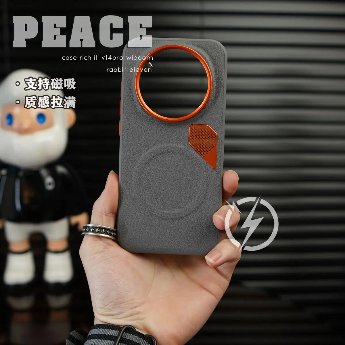 Etui For Honor Magic 8 Lite 8 7 Pro Light Luxury Vegan Leather Magnetic Cover For Honor Magic8 Lite ShocProof Bumper Funda — zdjęcie produktu 4