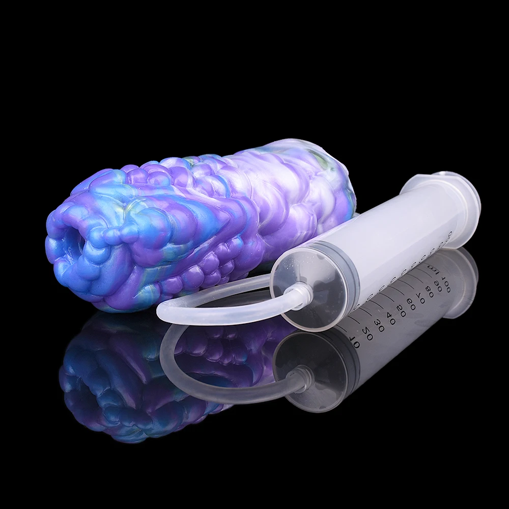 GEEBA Fantasy Squirting Male Masturbator Silicone Pocket Pussy Masturbation Sleeve Realistic Vagina Onahole SexToy Man's Stroker