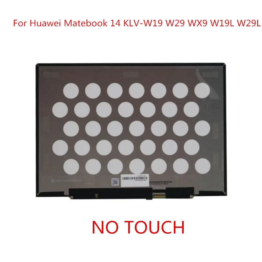 Original 2160*1440 Screen for Huawei MateBook 14 KLV-W19 W29 WX9 W19L W29L IPS LCD Display TV140WTM-NH0 P140ZKB-BZ1 NV140WTT-N40