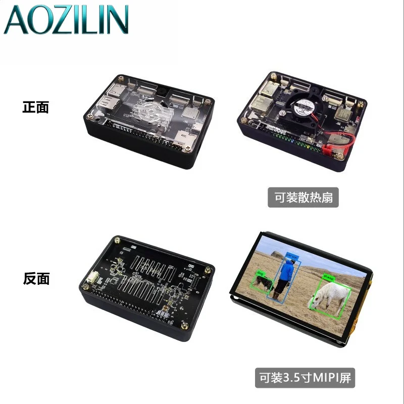 AOZILIN 01Studio CanMV K230 AI Development Board Camera Vision Recognition Module, 6TOPS Equivalent Computing Power