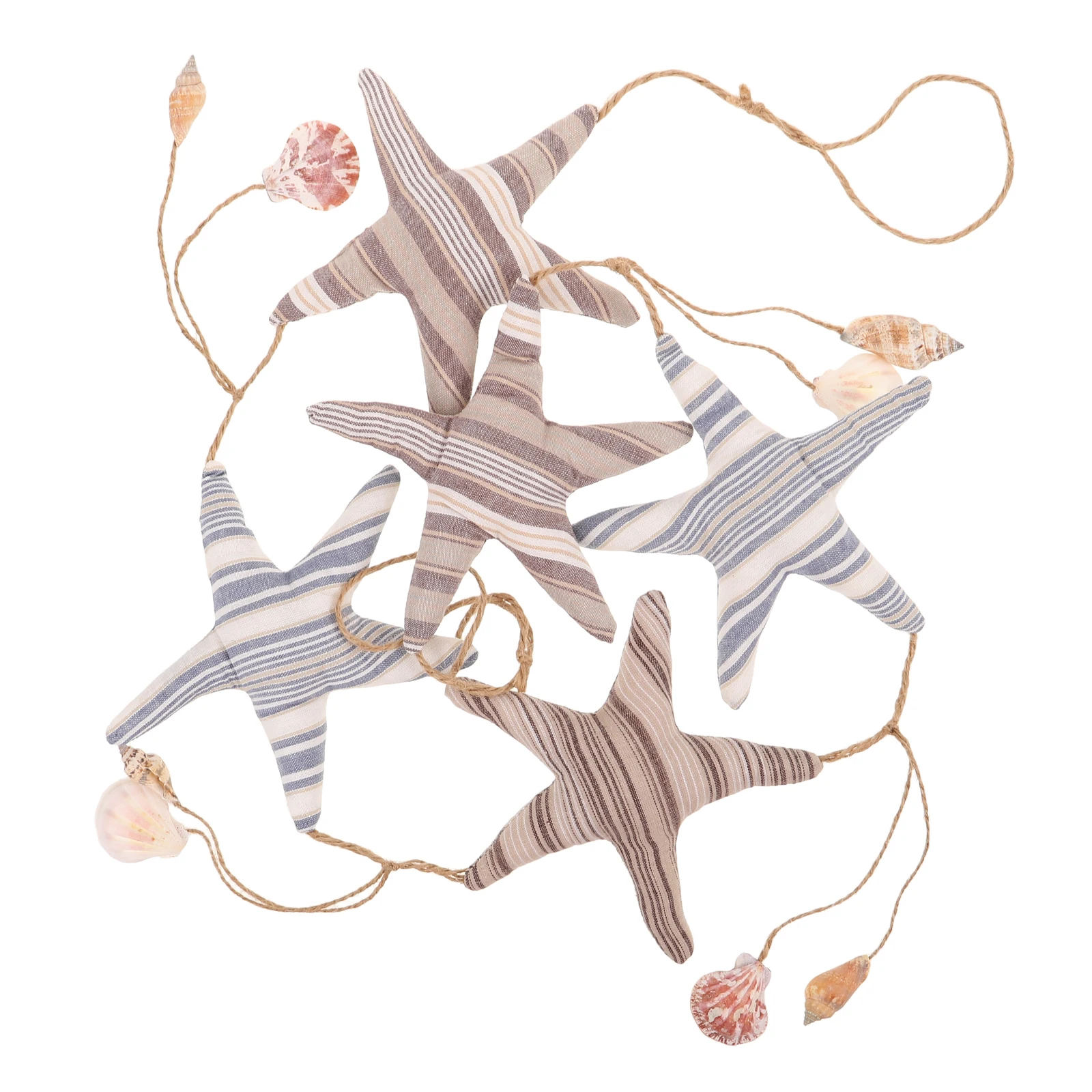 

Nautical Garland Sea Star Seashell Hanging Wall Decoration Beach Rope Ocean Coastal Nursery Room Decor Ocean Coastal Garland