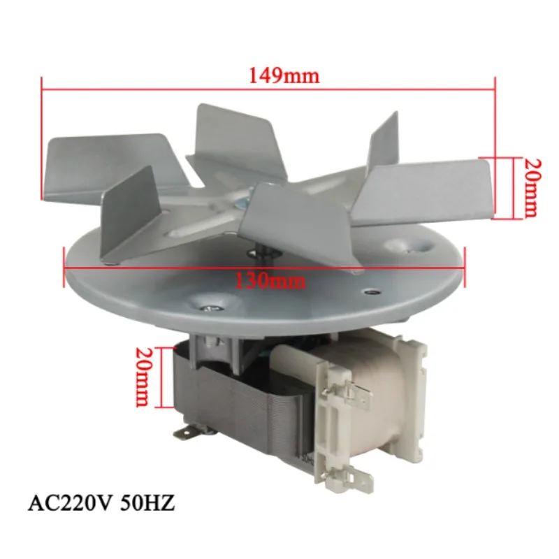 1PC AC220V 50HZ Electric oven fan motor 6120 shaded pole Motor for Home and Commercial steam Oven hot air circulation Fan motor