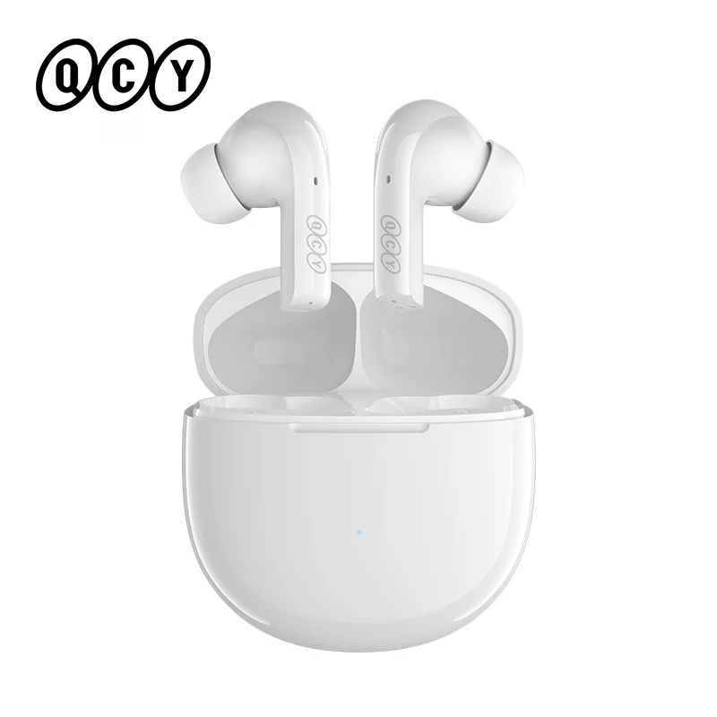 Neue QCY T18 TWS Drahtlose Kopfhörer Bluetooth 5,0 Ohrhörer QC aptX Stimme 4 Mic CVC HD Aufruf Kopfhörer Anschließen zu 2 geräte 30hr