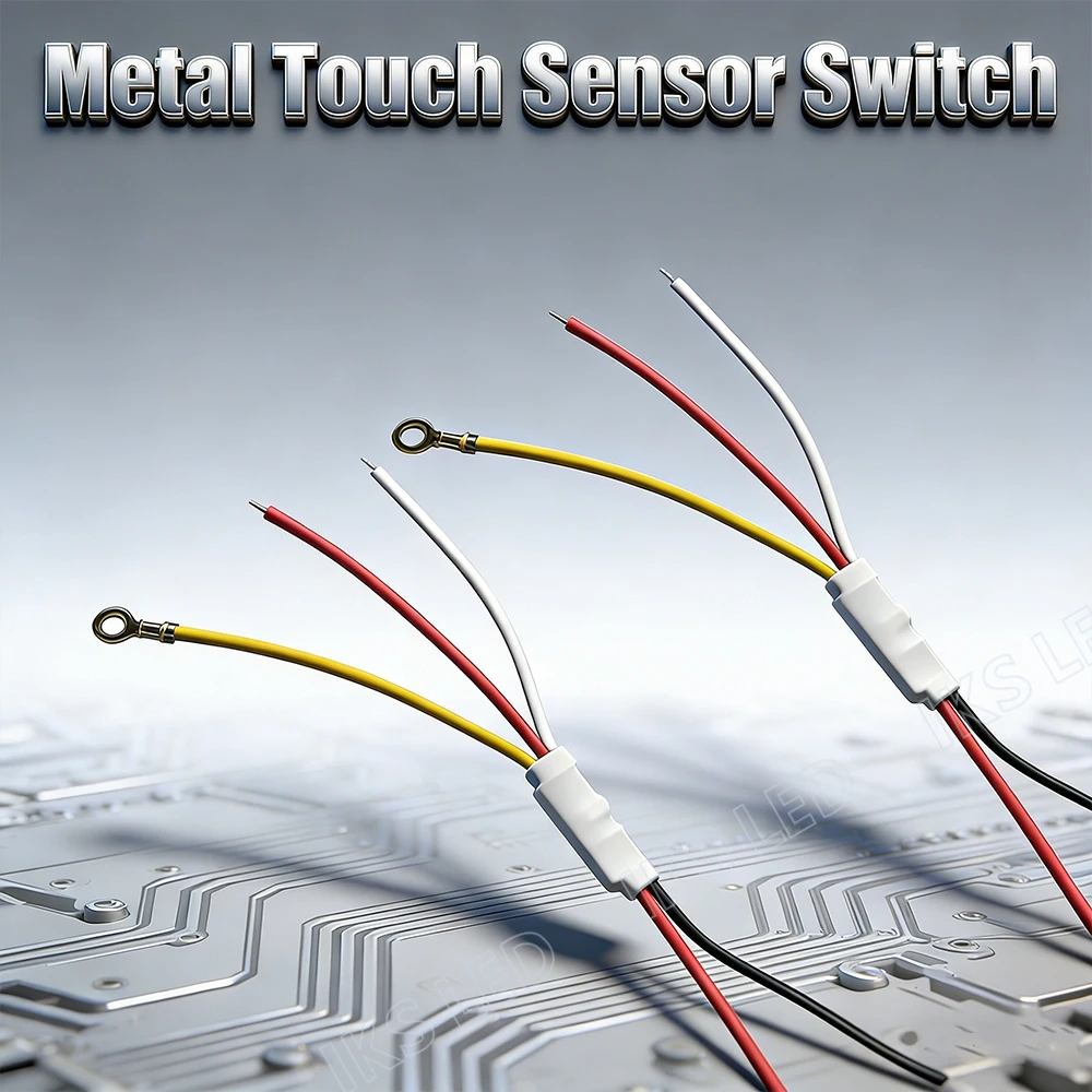 

Сенсорный переключатель для металлических ламп 3,7 В, 5 В, 12 В, 24 В, сенсорный переключатель, металлический датчик, сенсорный переключатель, настольная лампа, светодиодная лента