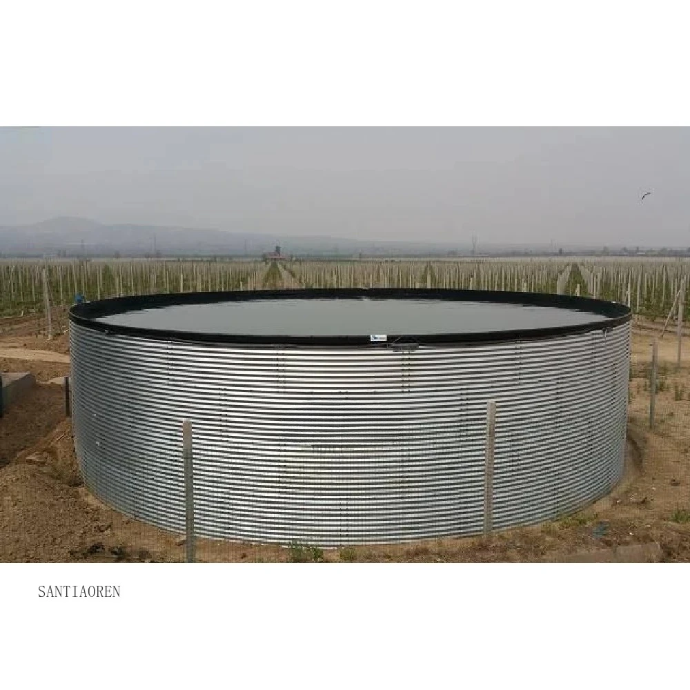 

2025Hot Galvanized Corrugated Steel Tank Aquaculture Irrigation Agriculture Rainwater Collection Modular Corrugated Tank