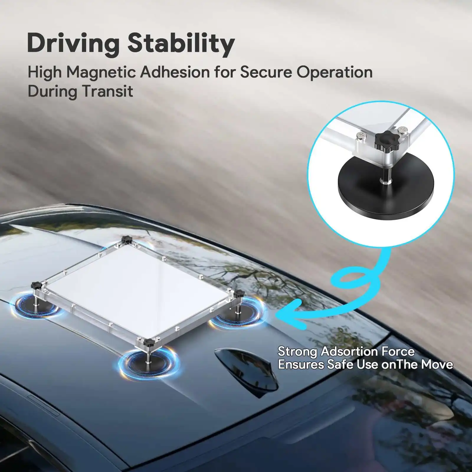 

EDUP-SK0126 Крепление для люка Starlink с защитным корпусом Противоударная присоска для Starlink Mini на крыше и устойчивость заднего стекла