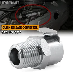 1/4“ 3/8“ Gas Tank Fuel Line Hose Pump Metal Female Quick Release Disconnect Coupling BSPT NPT for Ducati Triumph BMW Victory
