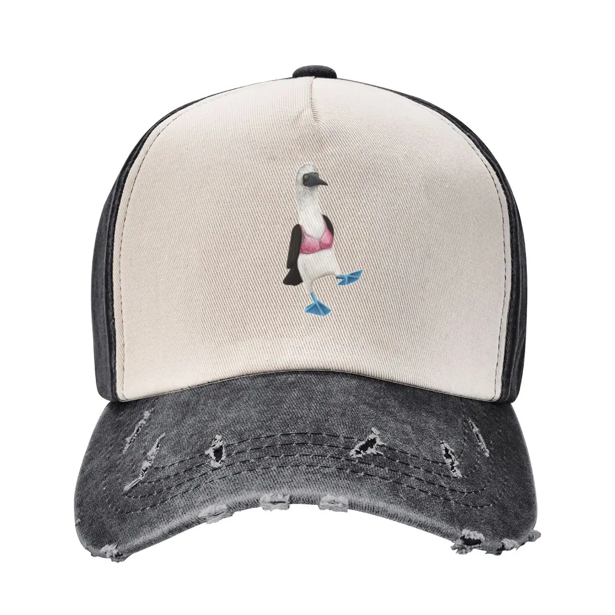 

Blue-footed Booby Baseball Cap Golf Hat black Visor Horse Hat Men Golf Wear Women's